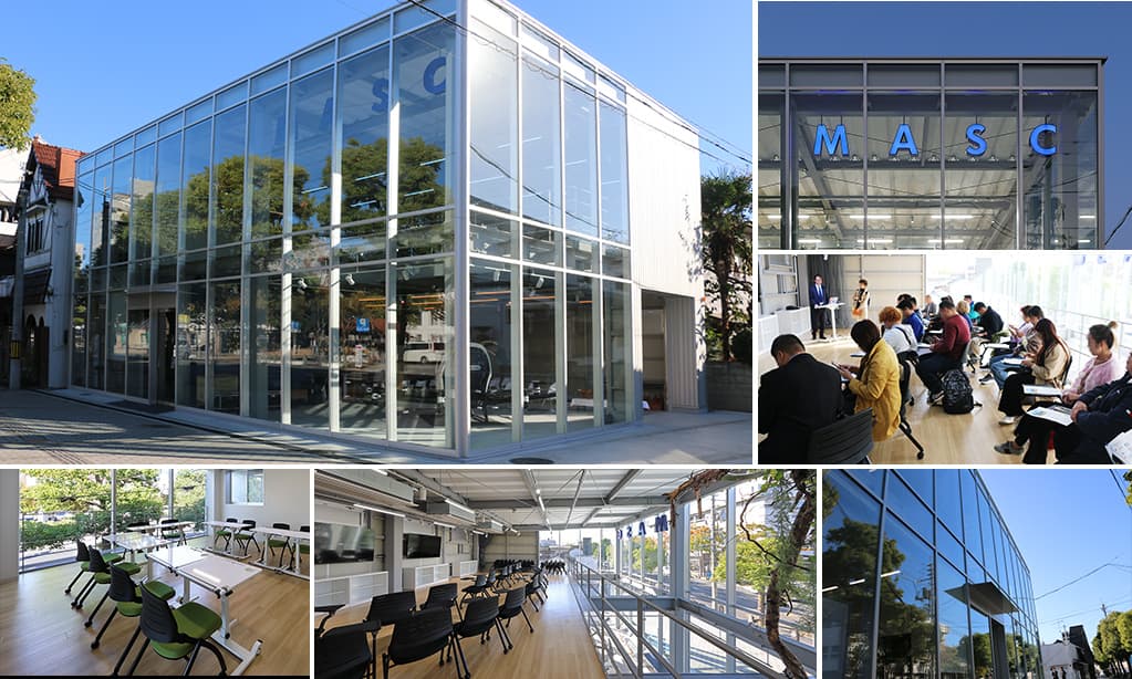 くらしき空飛ぶクルマ展示場の写真