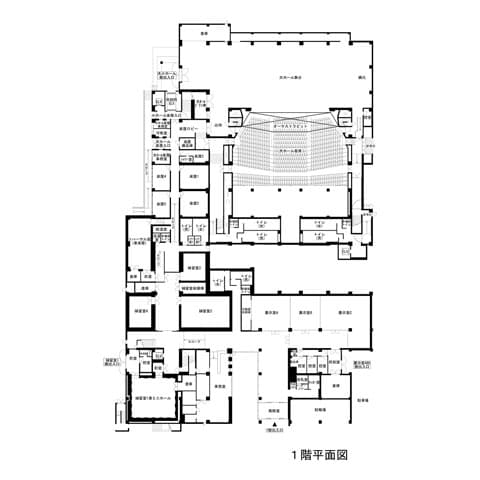 茅ヶ崎市民文化会館 練習室1兼ミニホールの写真